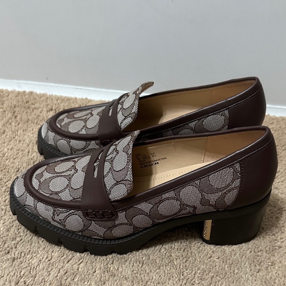Coach Women's Brown Loafers - Worn - Picture 3 of 5